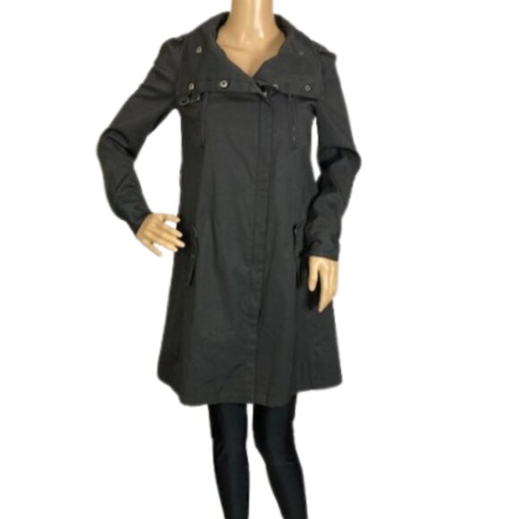 Armani Exchange Belted Collar Modern Trench Jacket - Picture 6 of 7